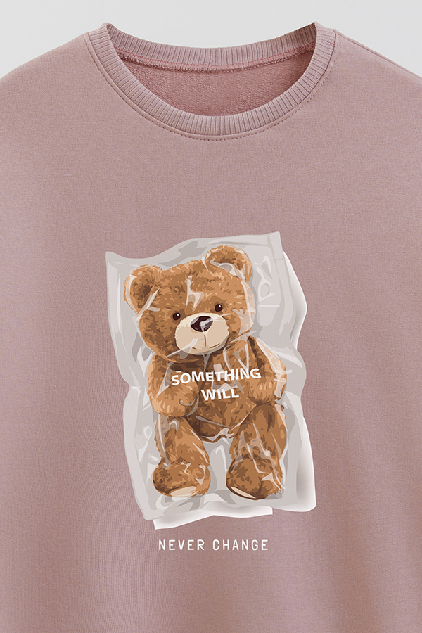 BUZO RUSTICO KIDS TEDDY NEVER CHANGE