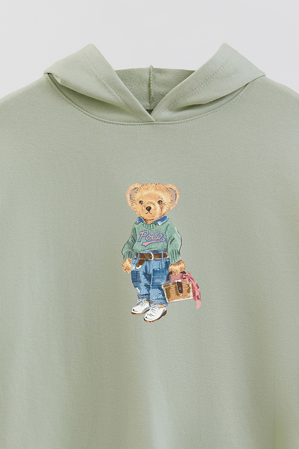 HOODIE RUSTICO KID BEAR YOUNG GIRL