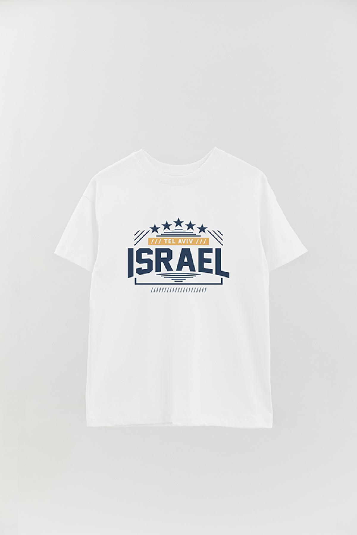 REMERA OVER ESTAMPADA CT TEL AVIV