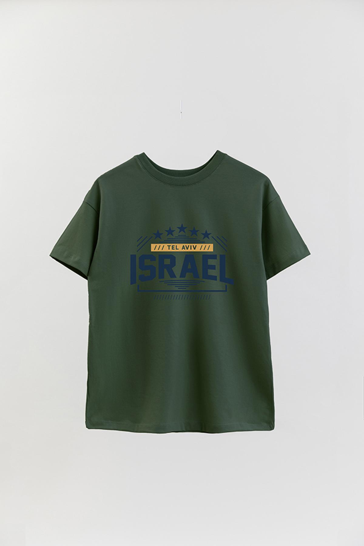 REMERA OVER ESTAMPADA CT TEL AVIV