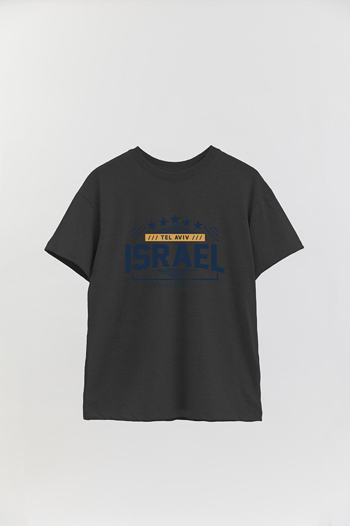 REMERA OVER ESTAMPADA CT TEL AVIV