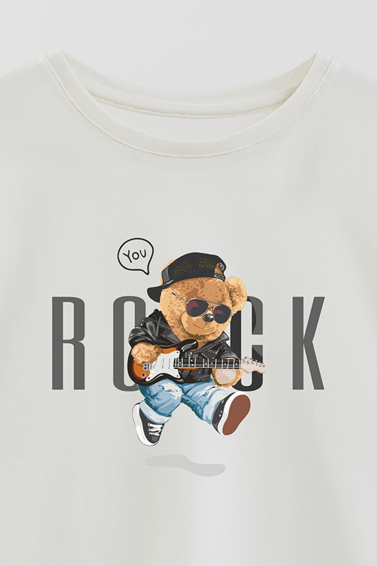 REMERA BOY OVER TEDDY ROCK