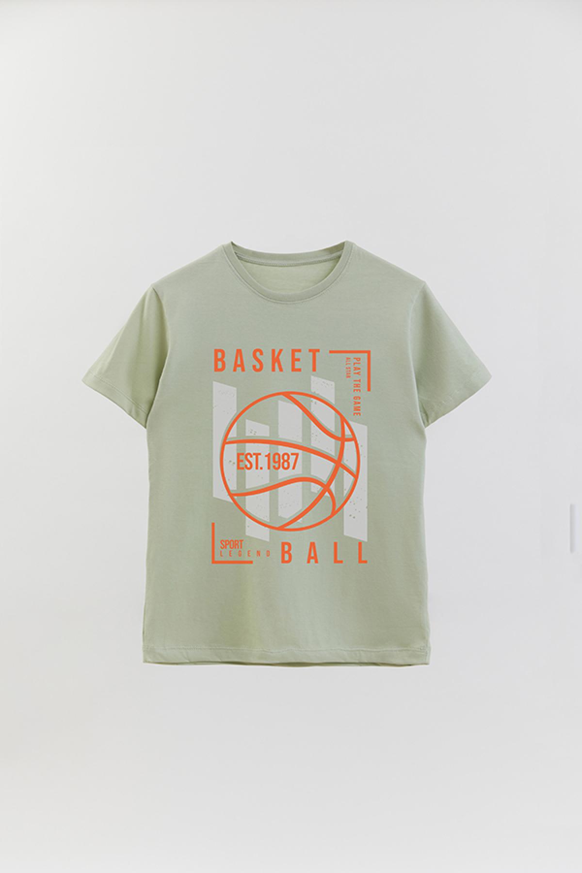 REMERA BASICA ESTAMPADA CL BASKETBALL SPORT LEGEND
