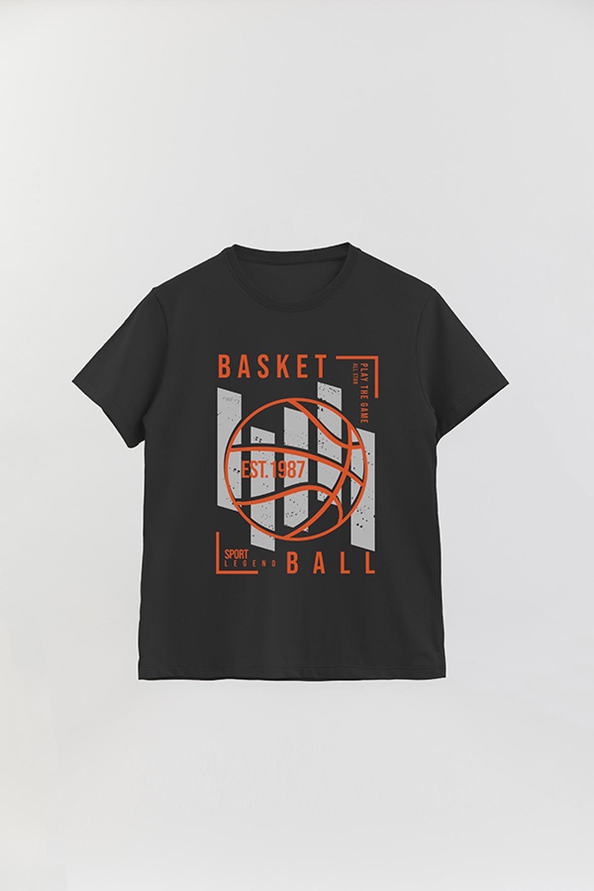 REMERA BASICA ESTAMPADA CL BASKETBALL SPORT LEGEND