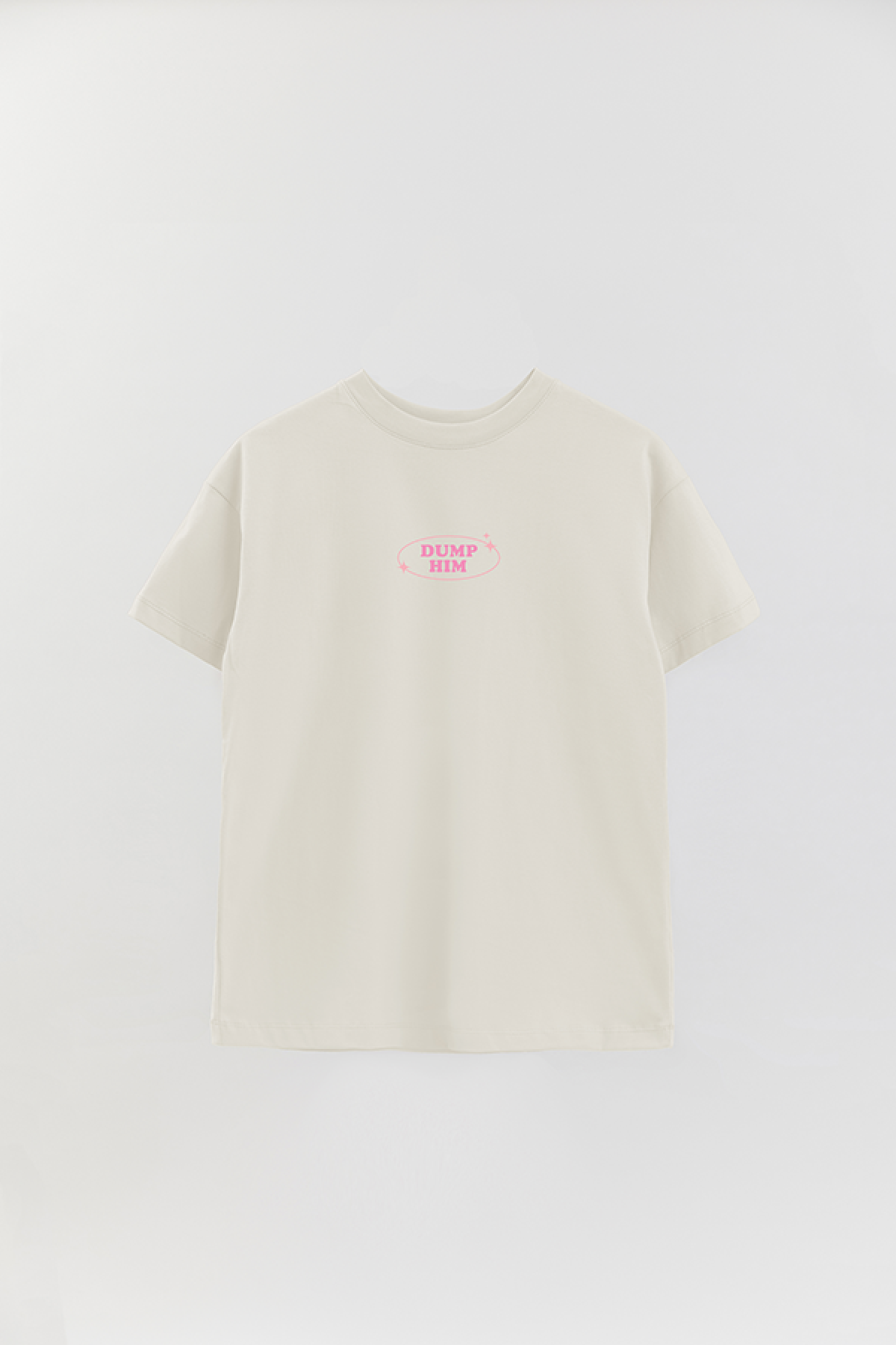 REMERA OVER ESTAMPADA LV3 DUMP HIM