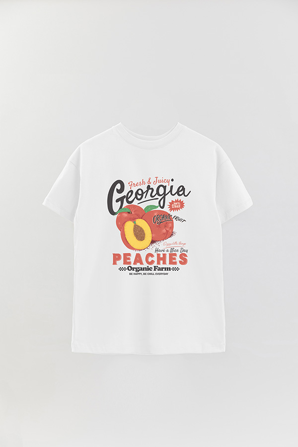 REMERA OVER ESTAMPADA GEORGIA PEACHES