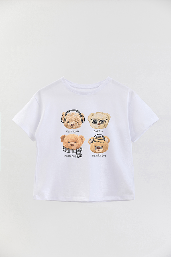 REMERA GB OVERSIZE TEDDY FOUR TEDDIES