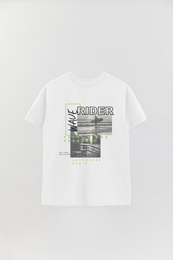 REMERA OVER ESTAMPADA PH WAVE RIDER