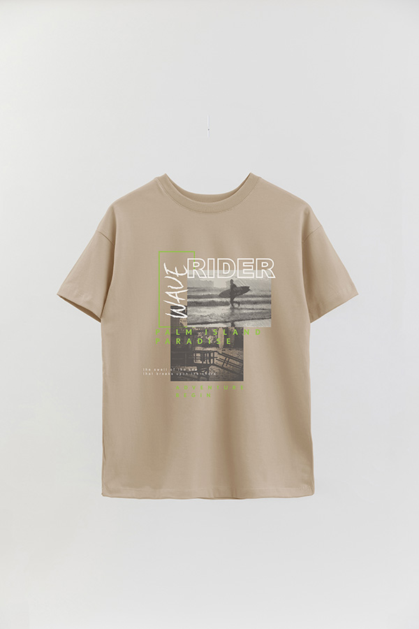 REMERA OVER ESTAMPADA PH WAVE RIDER