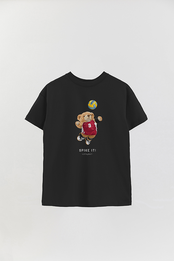 REMERA OVER ESTAMPADA UNISEX TEDDY SPIKE IT