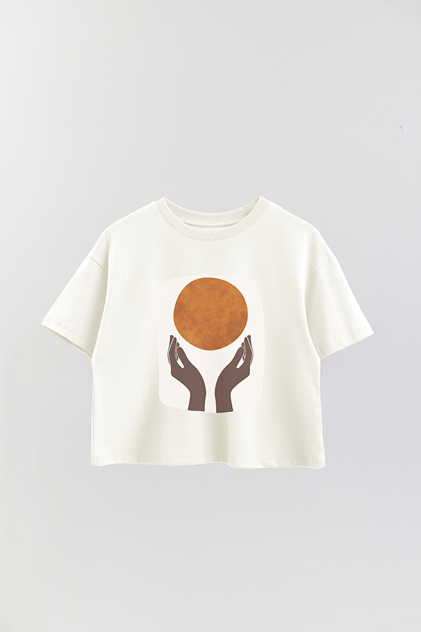 REMERA CROP ESTAMPADA ART 110