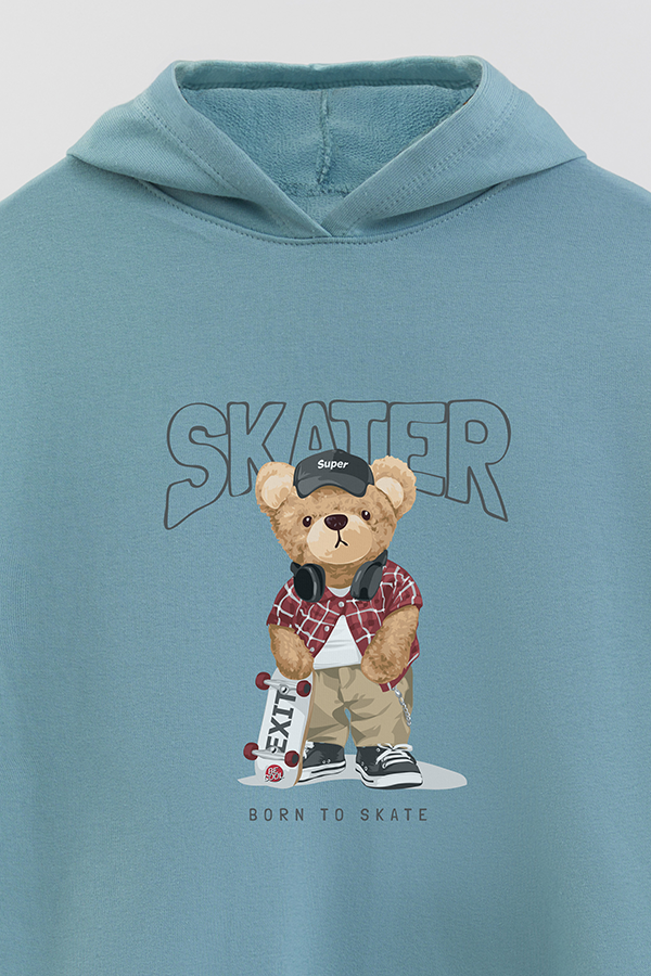 HOODIE RUSTICO KIDS TEDDY SKATER