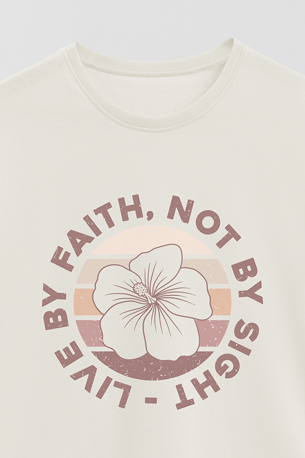 REMERA BASICA UNISEX RT LIVE BY FAITH