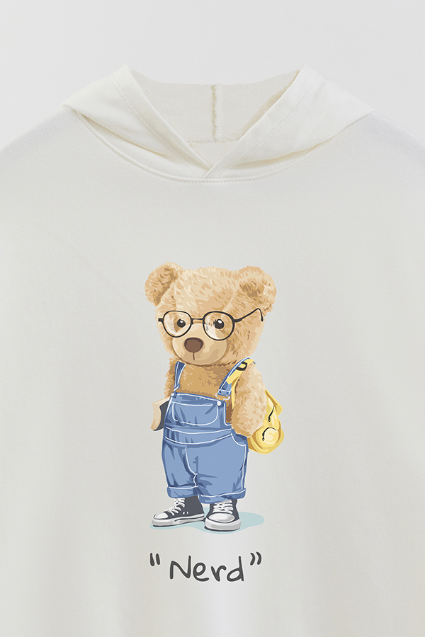 HOODIE RUSTICO BOY TEDDY NERD