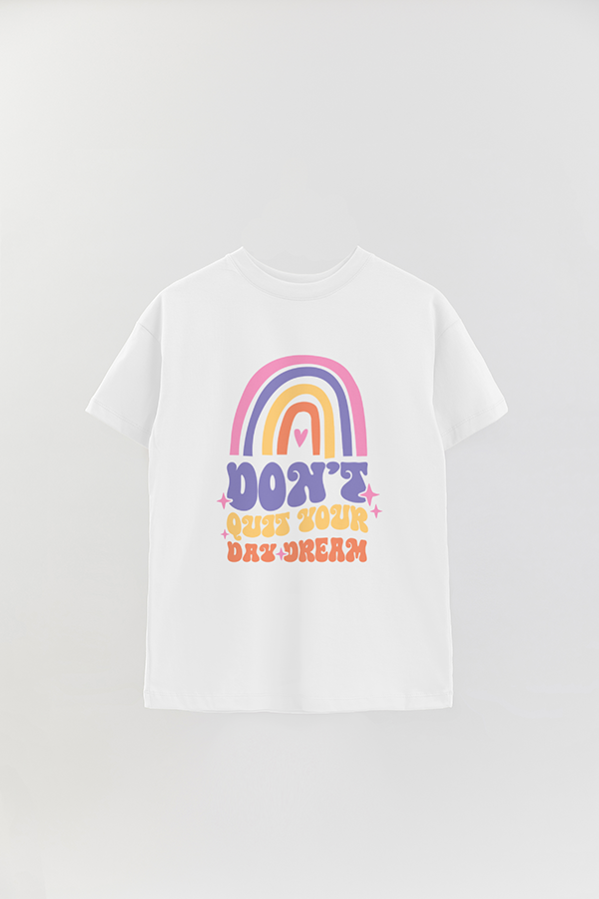 REMERA OVER ESTAMPADA LV4B DON'T QUIT YOUR DAYDREAM