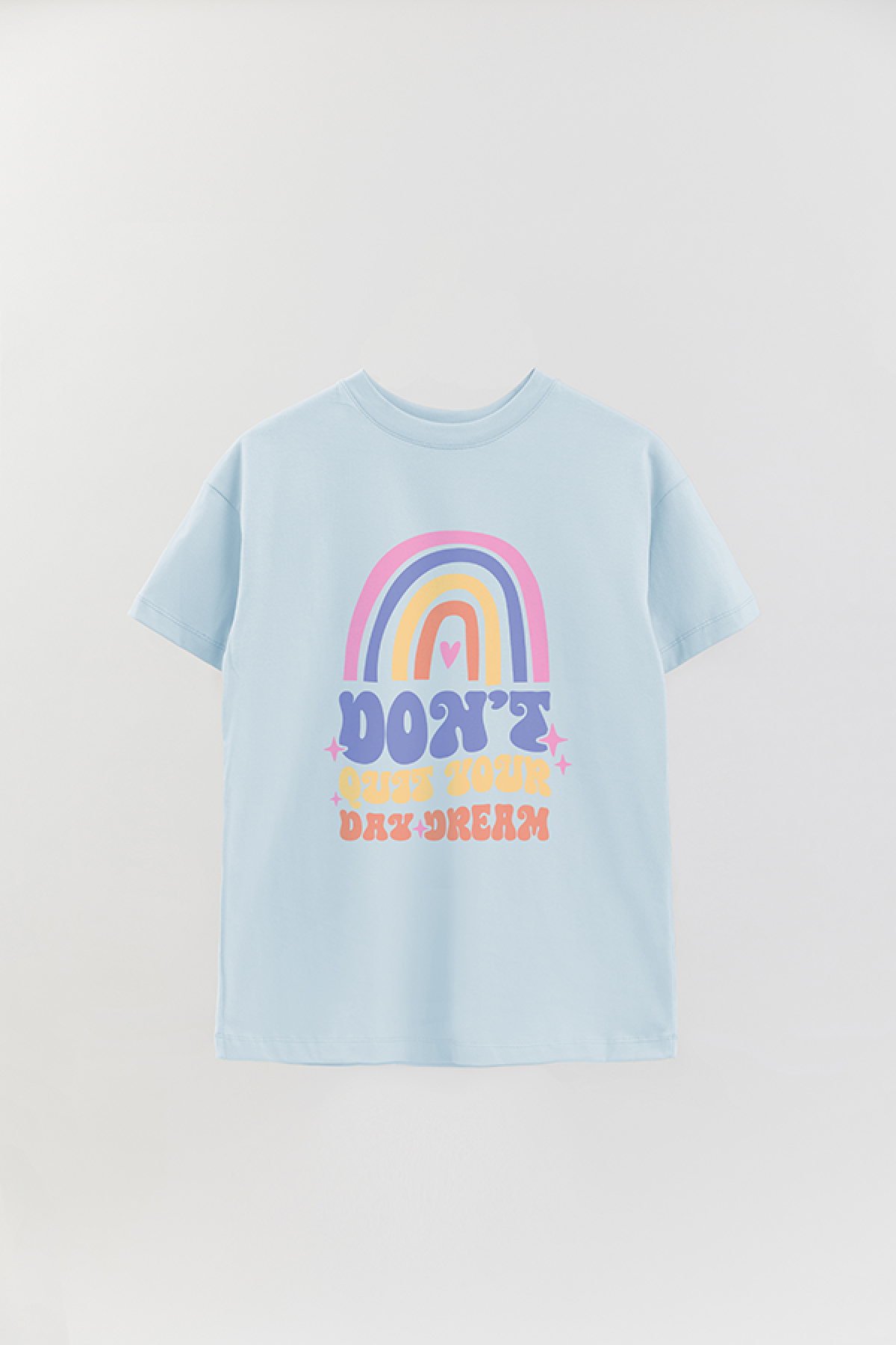 REMERA OVER ESTAMPADA LV4B DON'T QUIT YOUR DAYDREAM