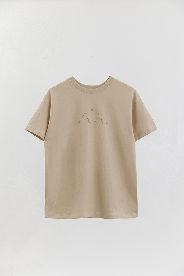 REMERA OVER ESTAMPADA WESTERN DESERT NIGHT