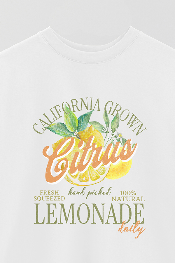 REMERA OVER ESTAMPADA HARVEST CITRUS