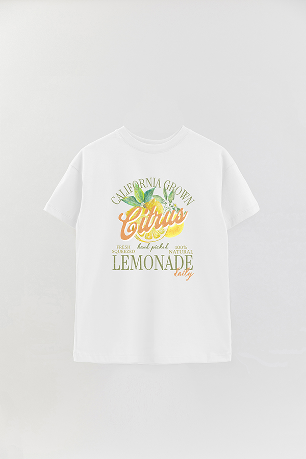 REMERA OVER ESTAMPADA HARVEST CITRUS