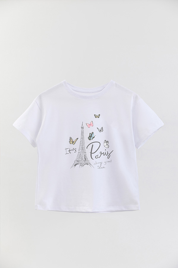 REMERA GIRL OVER PARIS