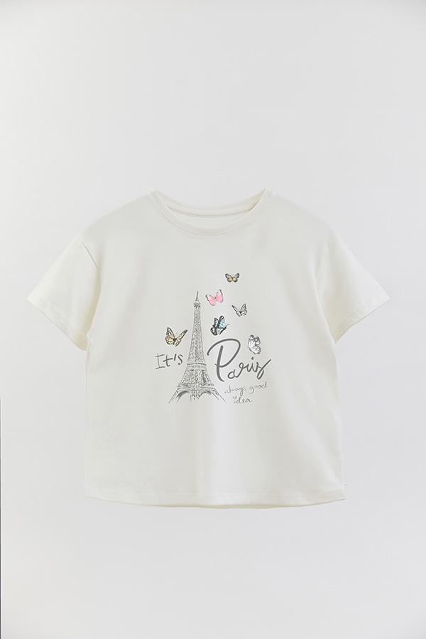 REMERA GIRL OVER PARIS