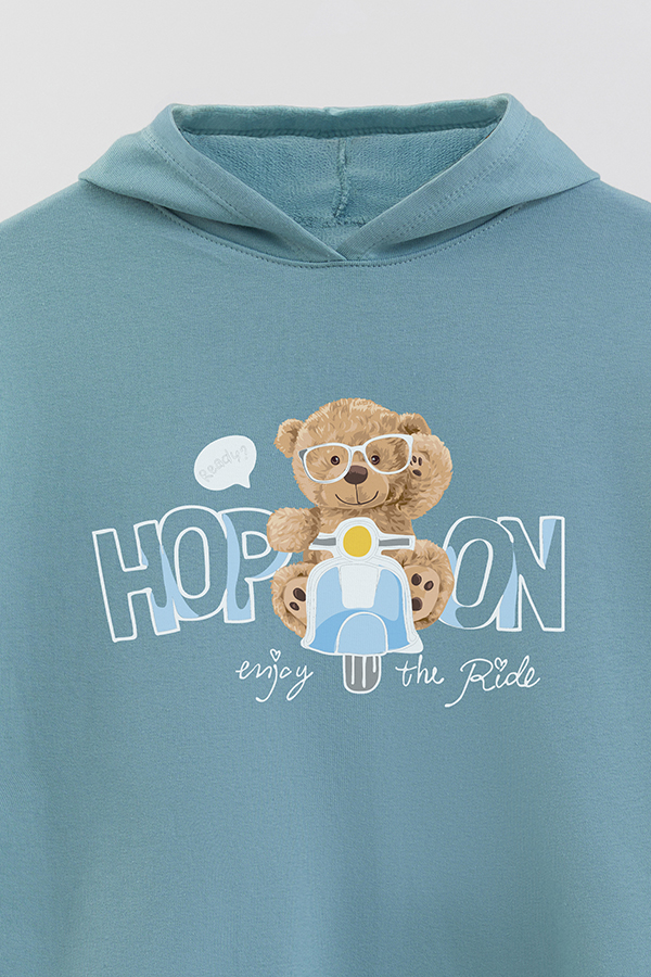 HOODIE RUSTICO KID TEDDY HOP ON