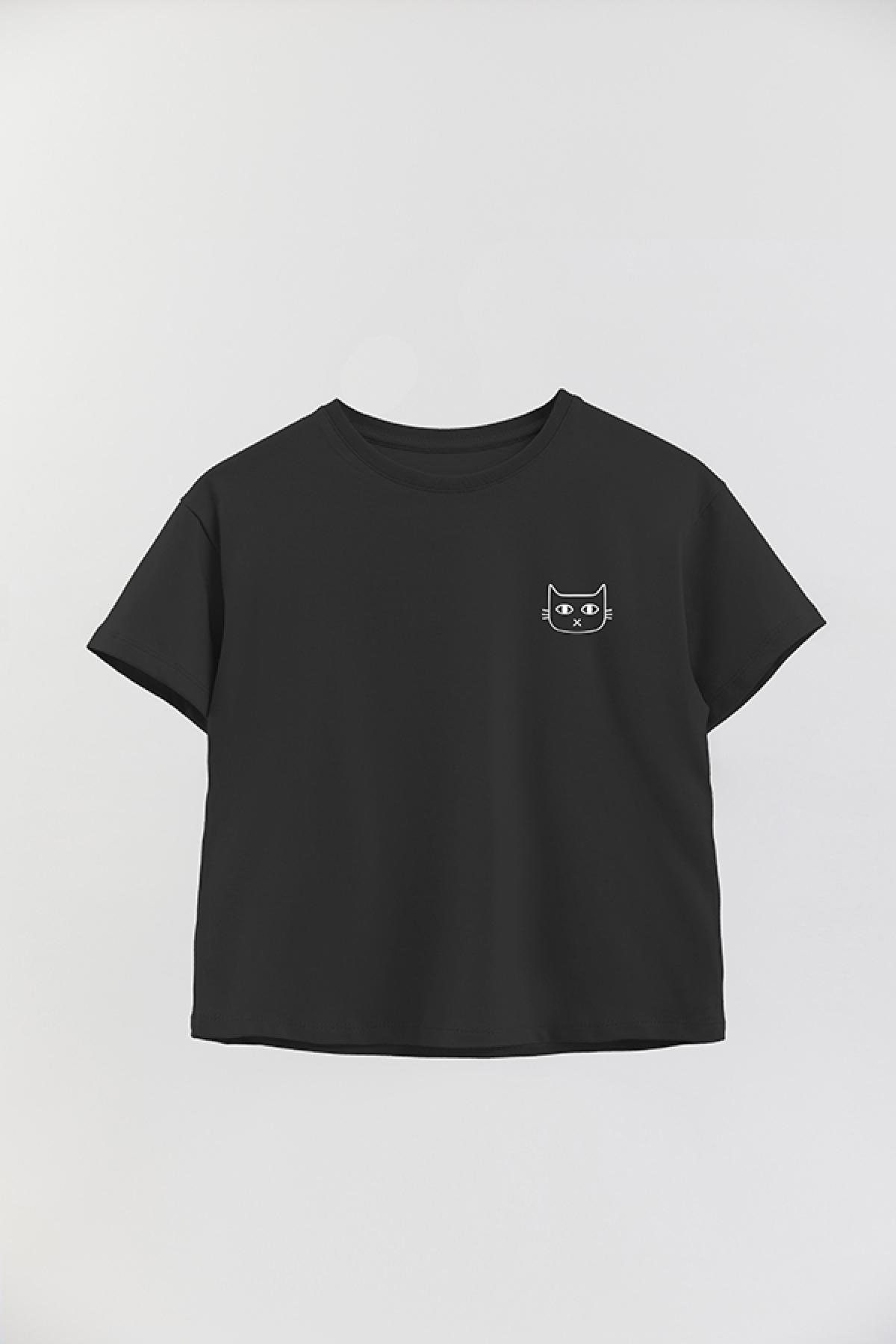 REMERA BOY OVER CAT FACE 1