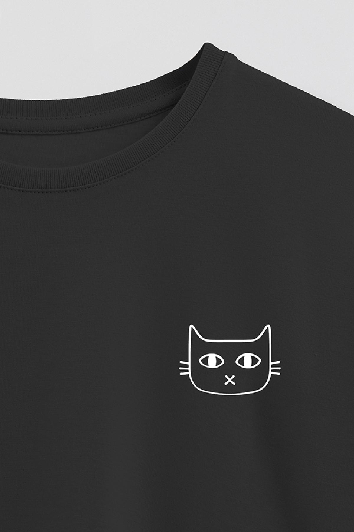REMERA BOY OVER CAT FACE 1