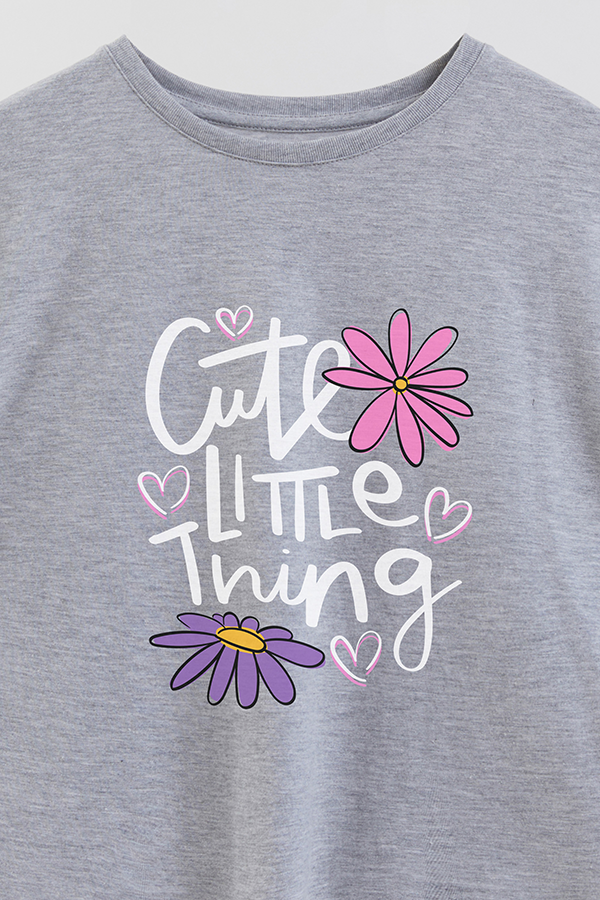 REMERA GIRL OVER CUTE LITTLE THINGS