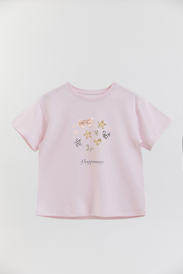 REMERA GIRL OVER HAPPINESS