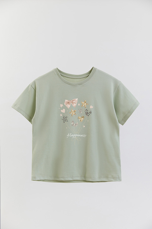 REMERA GIRL OVER HAPPINESS