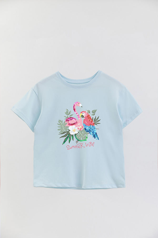 REMERA GIRL OVER SUMMER VIBE