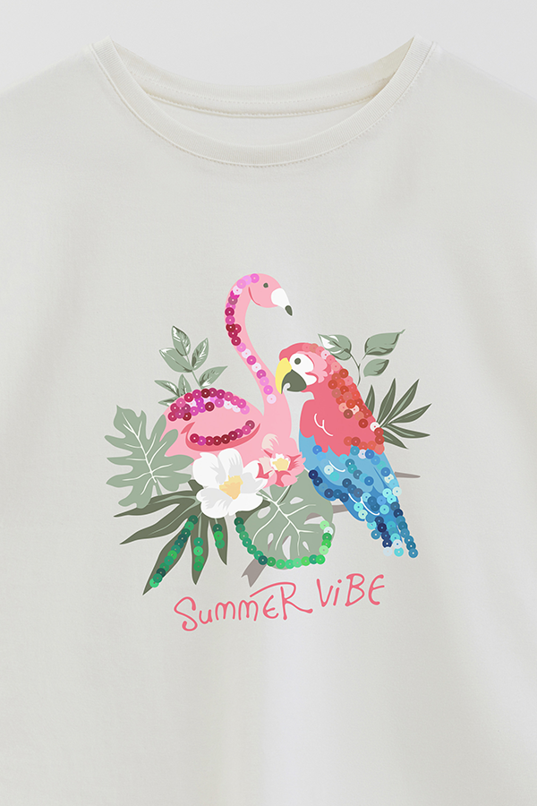 REMERA GIRL OVER SUMMER VIBE