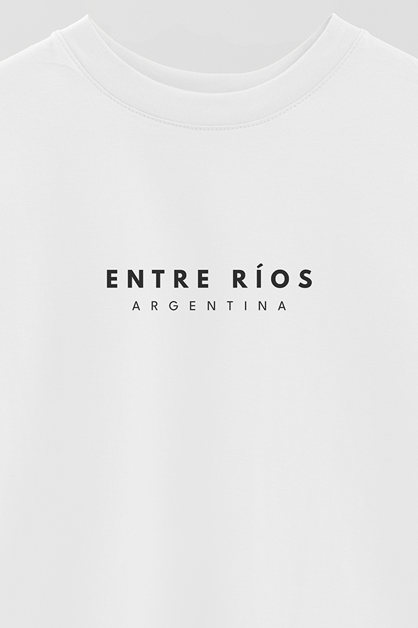 REMERA OVER ESTAMPADA ARG BD ENTRE RÍOS
