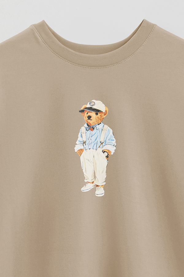 REMERA OVER ESTAMPADA UNISEX BEAR CUP