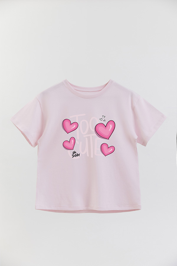 REMERA GIRL OVER TOO CUTE