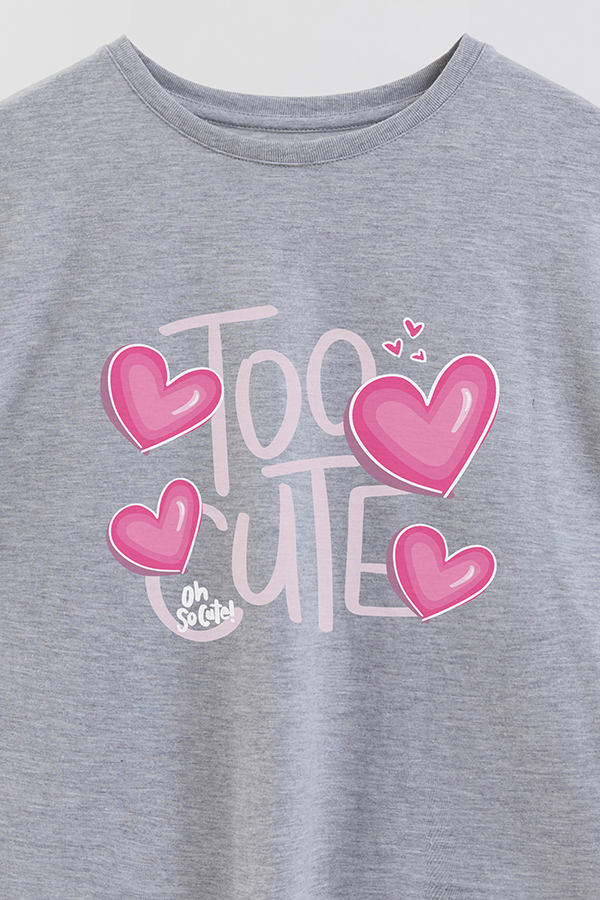 REMERA GIRL OVER TOO CUTE