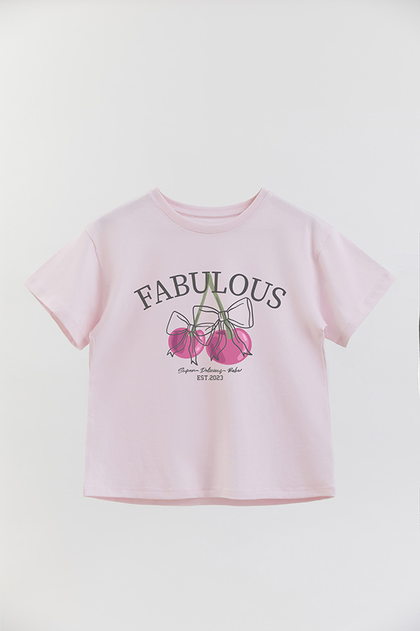 REMERA GIRL OVER FABULOUS