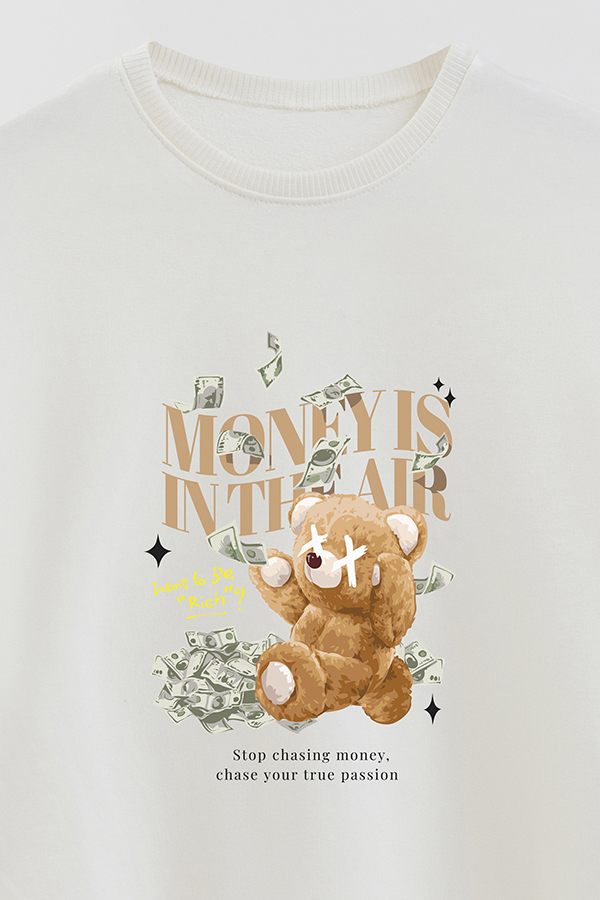 BUZO RUSTICO KIDS TEDDY MONEY IS IN THE AIR