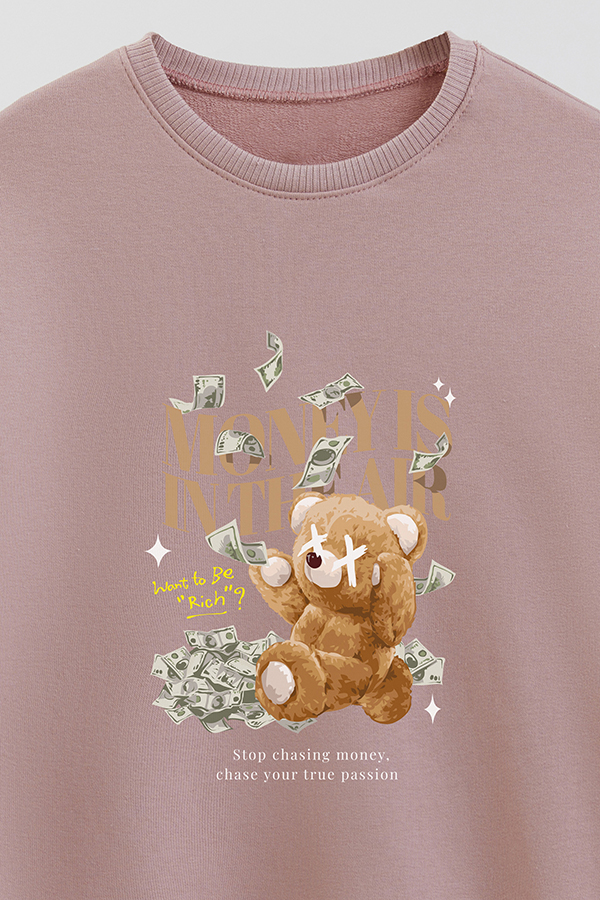 BUZO RUSTICO KIDS TEDDY MONEY IS IN THE AIR