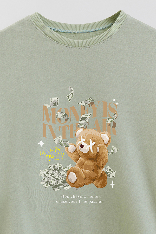 BUZO RUSTICO KIDS TEDDY MONEY IS IN THE AIR