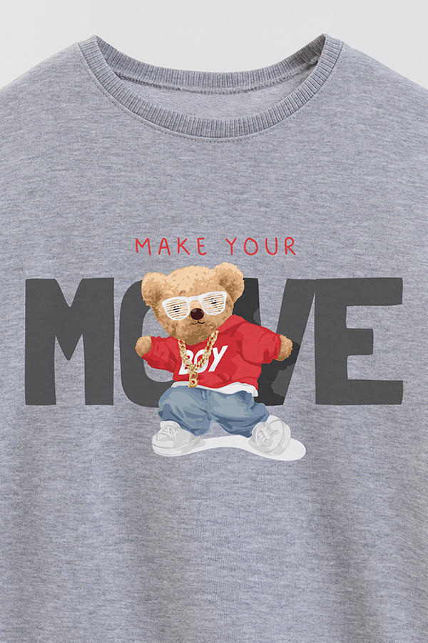 BUZO RUSTICO KIDS TEDDY MAKE YOUR MOVES