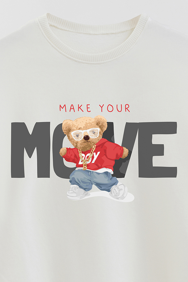 BUZO RUSTICO KIDS TEDDY MAKE YOUR MOVES