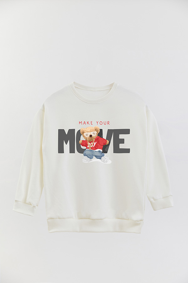 BUZO RUSTICO KIDS TEDDY MAKE YOUR MOVES