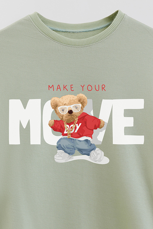 BUZO RUSTICO KIDS TEDDY MAKE YOUR MOVES