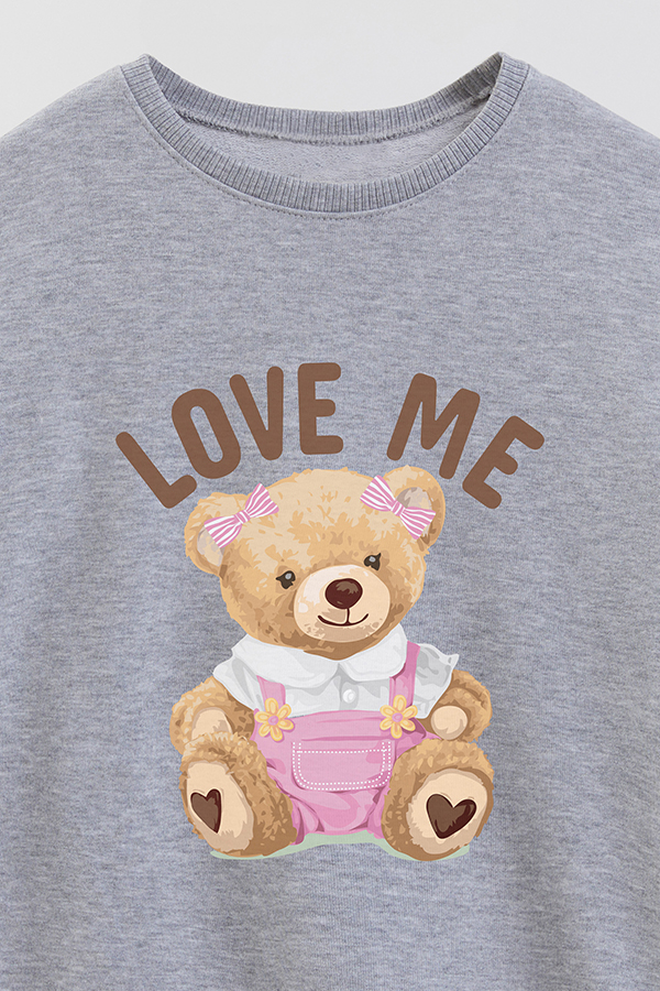 BUZO RUSTICO KIDS TEDDY LOVE ME
