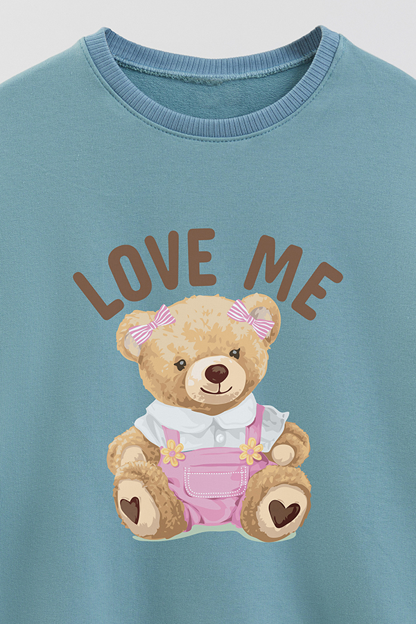 BUZO RUSTICO KIDS TEDDY LOVE ME