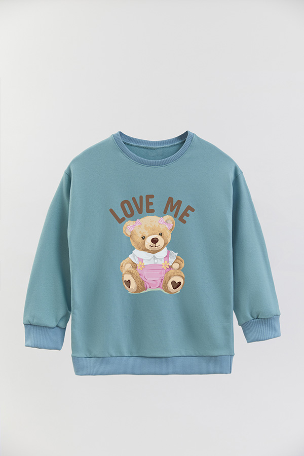 BUZO RUSTICO KIDS TEDDY LOVE ME