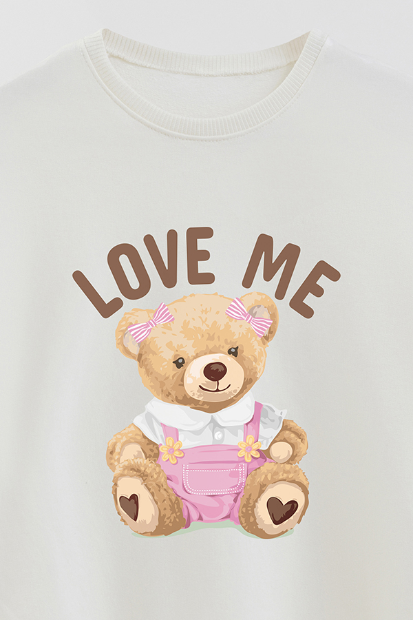 BUZO RUSTICO KIDS TEDDY LOVE ME