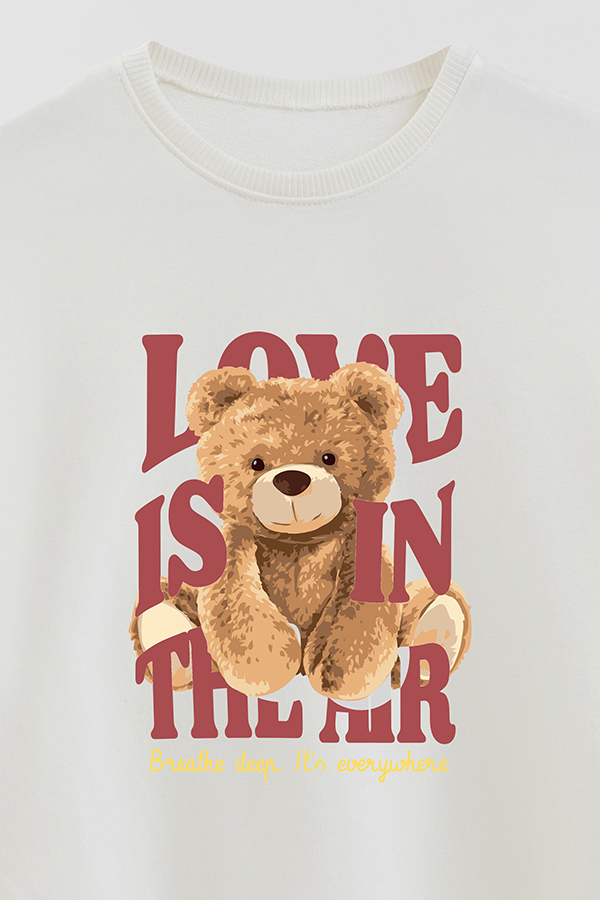 BUZO RUSTICO KIDS TEDDY LOVE IS IN THE AIR
